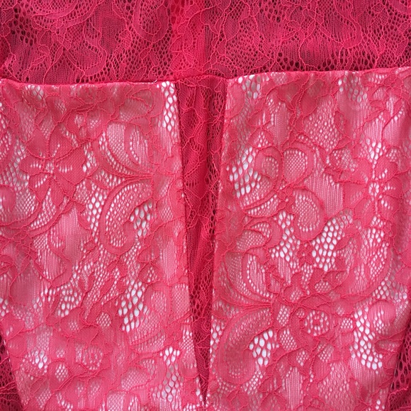 BCBGeneration Red Lace Dress | 0 | NWOT - Picture 6 of 8